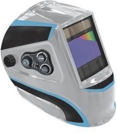 Lashelm Ergotech - LCD - Zwart - Kunststof - Voor MMA TIG MIG/MAG