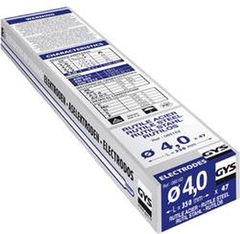 Gys - Rutiel Electrode - 4mm - 350mm - 47 Stuks