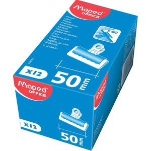 Maped Brievenklem van metaal, zwart/zilver, breedte: 50 mm VE=1