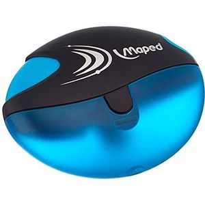 Maped - Galactic Potloodslijper - 1 gat - puntenslijper met reservoir + vulling - kleur: blauw