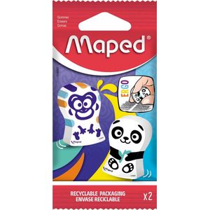 Maped Ergo Fun Animal Erasers Twin Pack (verschillende modellen), 119002