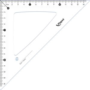 Maped Zeichendreieck 45 21cm
