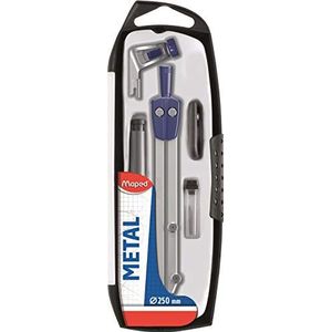 Maped - Cirkel - Blauw - Zilver - Snelverstelcompas