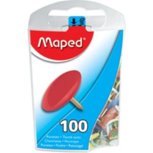 Maped punaises assortiment, doos van 100 stuks