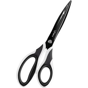 Maped M697910 Diamond Schaar, symmetrisch, 21 cm, Zwart / Wit