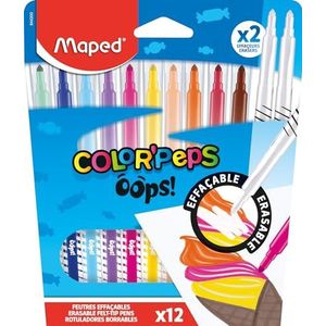 maped Color Peps OOps Filzstifte farbsortiert, 12 St.