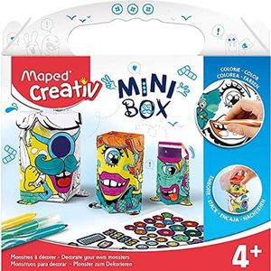 Maped CREATIV - knutselset, creatieve set Matroschka-monster MINI-BOX - incl. 6x viltstiften