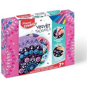 MAPED - Velvet Mosaics knutselset, 907053, fluweel, 1 set