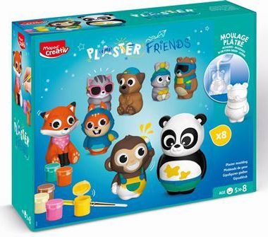 Maped® Creativ Gipsgießen-Set Plaster Friends mehrfarbig