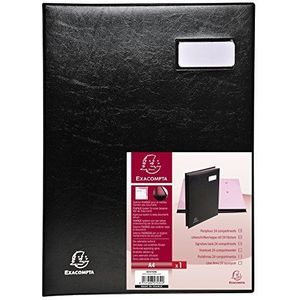 Exacompta 654765E Parapheur EXPANSE 24 Comp. noir