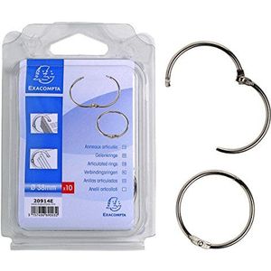 10 x Exacompta Verbindungsringe 38mm VE=10 Stück