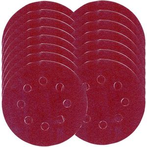 Flexovit klitschuurschijf 125mm 60 Grit (15 Stuks) ACTIE 3 + 1 GRATIS