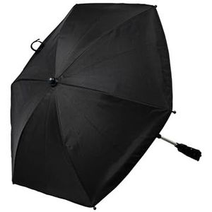 Bambisol Universele parasol voor kinderwagen, uv-bescherming, UPF 50+, dubbel gewricht, zwart BE