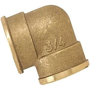 Boutté 2123580 hoekstuk, messing, binnendraad, 8 x 13