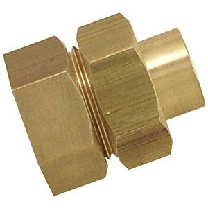 Boutté 3115751 buisschroefverbinding 340GCU, ijzer, koper, conisch, vrouwelijk, 12 x 17, Ø 12