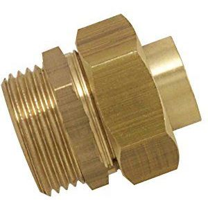 Boutté 3139894 buisschroefverbinding 341GCU, ijzer, koper, conisch, mannelijk, 15 x 21, buisdiameter 12 mm