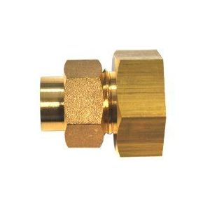 Boutté 3150721 buisschroefverbinding 340GCU, ijzer, koper, conisch, vrouwelijk, 20 x 27, Ø 12