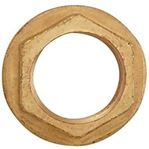 Boutté 3158376 tegenmoer, messing, plat, 33 x 42