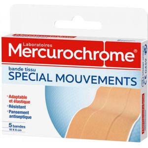 Mercurochrome Textielband, speciaal voor beweging 5