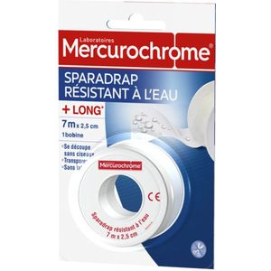 Mercurochrome pleisters, waterbestendig, 7 m
