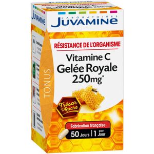Juvamine Vitamine C Royal Jelly 250 mg 50 Capsules