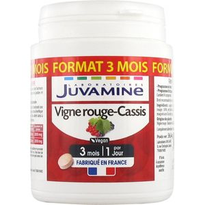 Juvamine Rode Wijnstok Zwarte Bes 90 Tabletten