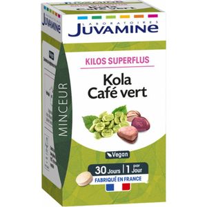 Juvamine Kola Groene Koffie 30 Tabletten