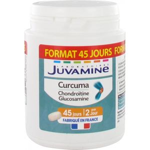 Juvamine Kurkuma Chondroïtine Glucosamine 90 Tabletten