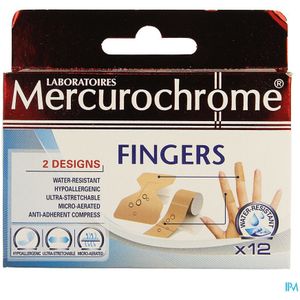 Mercurochrome Pleister Fingers 12