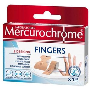 Mercurochrome Pleister Fingers 12