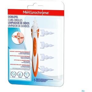 Oorlepel - Herbruikbaar - Met 5 Opzetstukjes - Veilig voor Oorhygiëne