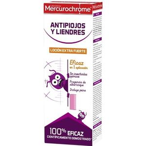 Mercurochrome - Extra sterke lotion tegen luizen en neten - luizen en neten - lotion - extra sterk - geen chemische insecticiden - voor het hele gezin - snel