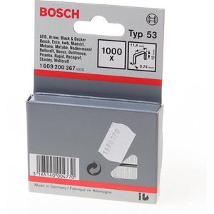 Bosch Professional 1609200326 114 x 074 x 6 mm Type 53 fijne draadnietjes Type 56 114 x 074 x 12 mm Blauw