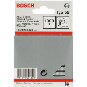 Bosch - Niet met smalle rug type 55 6 x 1,08 x 12 mm