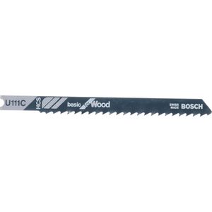 Bosch - U 111 C - Decoupeerzaagblad - HCS - Voor Zacht Hout - 3 Stuks