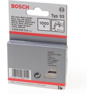 Bosch - Niet met Fijne Draad Type 53 11,4 X 0,74 X 8 Mm