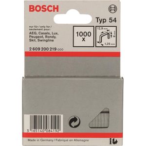 Bosch Flachdrahtklammer Typ 54, 12,9 x 1,25 x 8 mm -2609200219