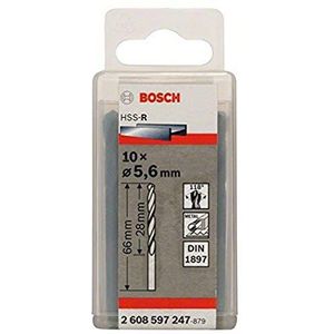 Bosch Accessoires Carrosserieboren HSS-R, DIN 1897 5,6 x 28 x 66 mm 10st - 2608597247