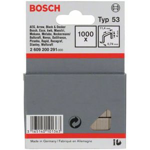 Bosch - Niet met fijne draad type 53 11,4 x 0,74 x 4 mm