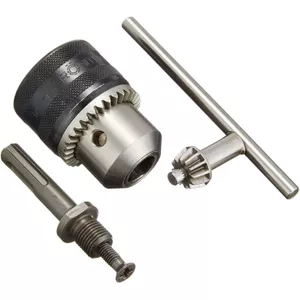 Adaptador SDS-plus A Portabrocas Sin Llave De 13 Mm – Hitachi 711099, Convierte Taladro SDS En Porta Brocas Universal, Compatible Con Brocas Redondas Y Hexagonales