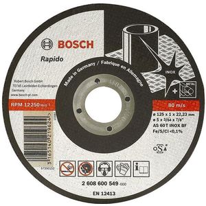 Trennscheibe 115X1,6 mm für INOX ger.