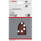 Bosch - Expert for Wood and Paint - Schuurblad - Korrelgrootte 40 - 5 Stuks