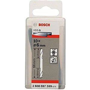 Bosch Pro Dubbele Eindboor Hss-G Geslepen (10 Stuks, Ø 2 Mm) Durchmesser: 6/Gesamtlänge In Mm: 66