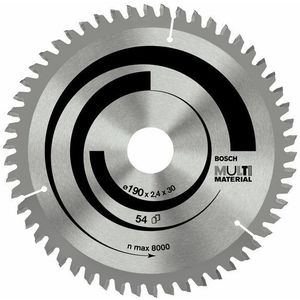 Bosch Accessoires Cirkelzaagblad 190x30x2,4 mm, 54T - 2608640509