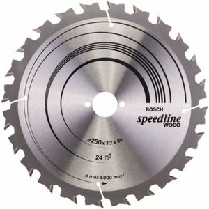 Bosch PRO Wood Kreissägeblatt 250 x 3,2 x 30 mm - 2608640680