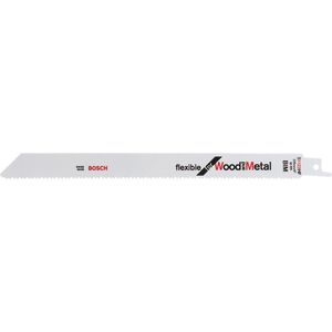 Bosch Accessories 2608656034 Reciprozaagblad S 1122 HF, Flexible for Wood and Metal, verpakking van 100 stuks Zaagbladlengte 225 mm 100 stuk(s)