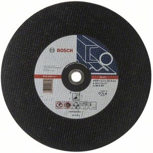 Bosch - Doorslijpschijf recht Expert for Metal A 36 R BF, 400 mm, 25,40 mm, 3,2 mm