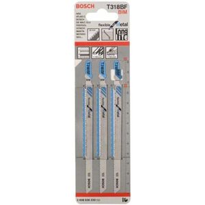 Bosch - Decoupeerzaagblad T 318 BF Flexible for Metal - 3 stuks