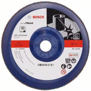 Bosch Accessoires 1 Lamellenschijf 180 X571, Best for Metal recht, kunststof, 60 - 2608607343