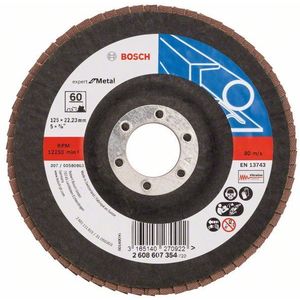 Bosch Professional DIY slijpschijf (voor haakse slijper, verschillende materialen, rechte uitvoering, Ø 125 mm) Korrelgrootte 60